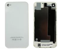 Задняя крышка (стекло) iPhone 4S белая 3кл