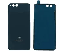 Задняя крышка Xiaomi Mi 6 синяя (стекло) 1кл