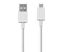 Кабель microUSB - USB белый, 0,8м