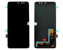 Дисплей Samsung A730F A8 Plus (2018) + тач черный (OLED)