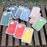 Чехол iPhone 11 Liquid Silicone FULL (розовый песок)