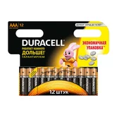 Батарейка AAA Duracell LR03 12-BL (1упак)