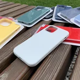 Чехол iPhone 6/6S Liquid Silicone FULL (белый)