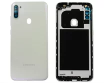 Задняя крышка Samsung A115F A11 белая 1кл