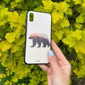 Чехол iPhone 7/8 Plus KSTATI Glass Wild Art