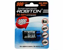 Аккумулятор AAA Robiton R03 2-BL 900mAh (1упак)