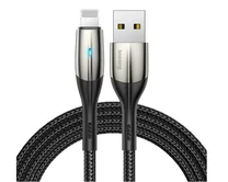 Кабель Baseus Horizontal Data Cable Lightning - USB черный, 1м