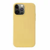 Чехол iPhone 13 Pro Liquid Silicone FULL (желтый)