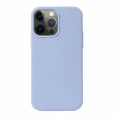 Чехол iPhone 13 Pro Max Liquid Silicone FULL (лиловый)