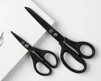 Набор канцелярских ножниц Xiaomi Heat-plated titanium stationery scissors combination черные