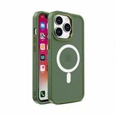 Чехол iPhone 12 Pro Max Matte Case MagSafe (зеленый)