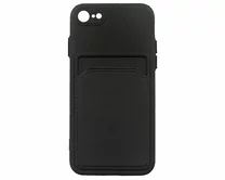 Чехол iPhone 7/8/SE 2020/SE 2022 TPU CardHolder (черный)