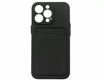 Чехол iPhone 13 Pro TPU CardHolder (черный)