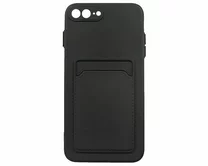 Чехол iPhone 7/8 Plus TPU CardHolder (черный)