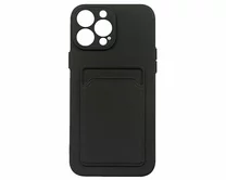 Чехол iPhone 13 Pro Max TPU CardHolder (черный)