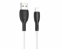 Кабель Borofone BX86 Lightning - USB белый, 1м