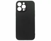 Чехол iPhone 14 Pro Max Carbon (черный)