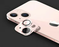 Защ. накладка на камеру iPhone 13/13 mini 3D розовая