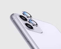 Защ. накладка на камеру iPhone 12 сиреневая (комплект 2шт)