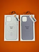 Чехол iPhone 13 Pro Max Clear Case MagSafe hi-copy (фиолетовый)