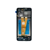 Дисплей Samsung A045F A04 в сборе черный (Service Pack 100%)