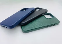 Чехол iPhone 14 Pro Max Classic Leather (темно-синий)