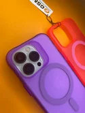 Чехол iPhone XR NEON MagSafe (желтый)