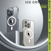 Чехол iPhone 14 Pro Max KUVETE Ice Crystal MagSafe (прозрачный)