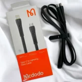 Кабель McDodo CA-2220 LED Type C - Lightning черный 1,2м