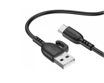 Кабель Borofone BX91 Type-C - USB черный, 3A, 1м